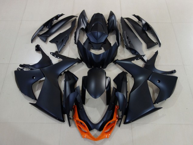 Descuento Carenados Moto Suzuki GSXR 1000 2009-2016 - Negro Mate Naranja