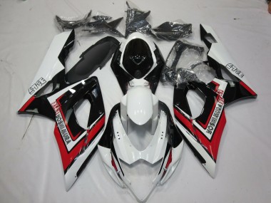Descuento Carenados Moto Suzuki GSXR 1000 2005-2006 - Blanco Rojo Negro Yoshimura