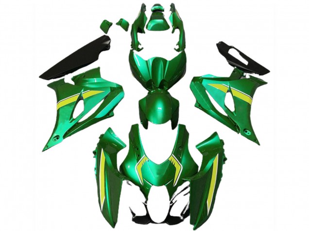 Descuento Carenados Moto Suzuki GSXR 1000 2017-2024 - Verde Amarillo Estilo