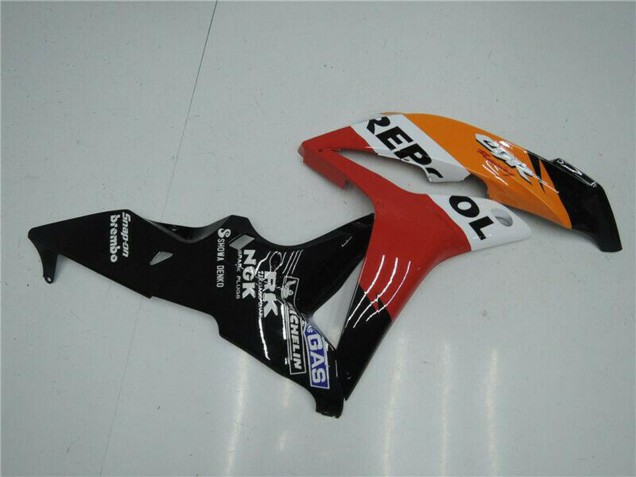 Descuento Carenado Moto Honda CBR600RR 2007-2008 - Naranja Blanco Rojo Negro Brillante Repsol