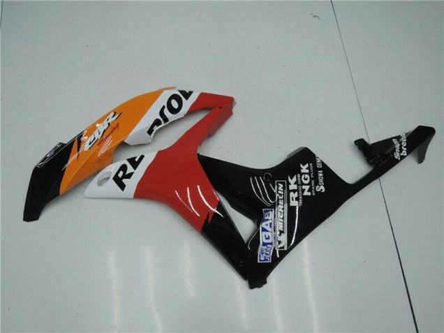 Descuento Carenado Moto Honda CBR600RR 2007-2008 - Naranja Blanco Rojo Negro Brillante Repsol