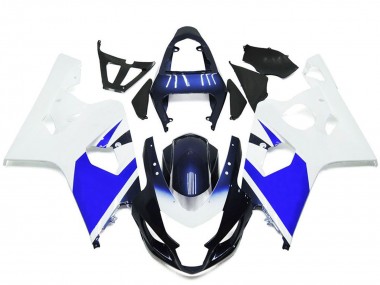 Descuento Carenados Moto Suzuki GSXR 600 / GSXR 750 2004-2005 - Blanco Azul