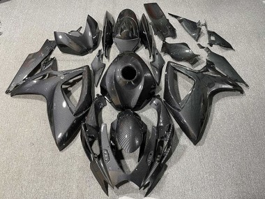 Descuento Carenados Moto Suzuki GSXR 600 / GSXR 750 2006-2007 - Negro FibraCarbono Estilo