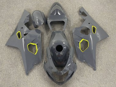 Descuento Carenados Moto Suzuki GSXR 600 / GSXR 750 2004-2005 - Nardo Gris Neon Amarillo