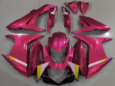 Descuento Carenados Moto Suzuki GSXR 600 / GSXR 750 2011-2024 - Rojo Blanco Amarillo