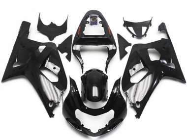 Descuento Carenados Moto Suzuki GSXR 600 / GSXR 750 2001-2003 - Negro Brillante Plata