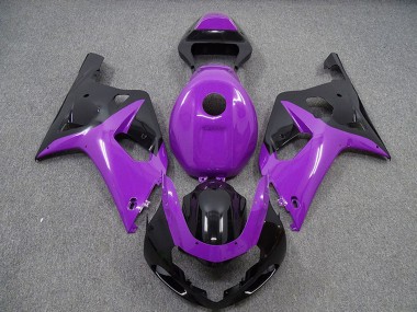 Descuento Carenados Moto Suzuki GSXR 600 / GSXR 750 2001-2003 - Púrpura Negro Brillante