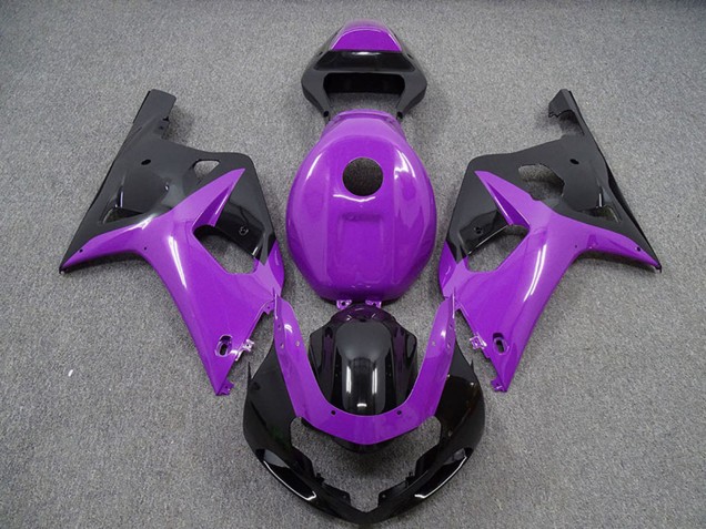 Descuento Carenados Moto Suzuki GSXR 600 / GSXR 750 2001-2003 - Púrpura Negro Brillante