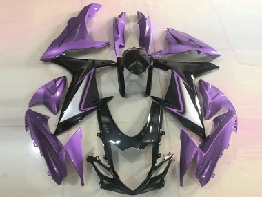 Descuento Carenados Moto Suzuki GSXR 600 / GSXR 750 2011-2024 - Púrpura Negro Brillante