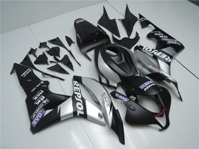Descuento Carenados Moto Honda CBR600RR 2007-2008 - Negro Mate Plata Gris Repsol
