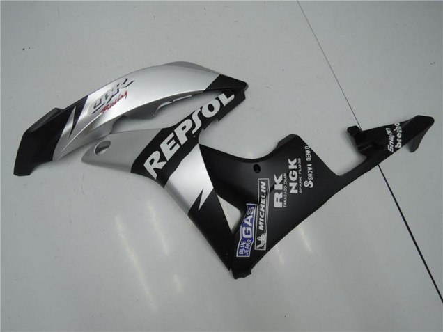 Descuento Carenados Moto Honda CBR600RR 2007-2008 - Negro Mate Plata Gris Repsol