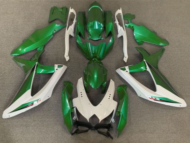 Descuento Carenados Moto Suzuki GSXR 600 / GSXR 750 2008-2010 - Blanco Verde OEM Estilo