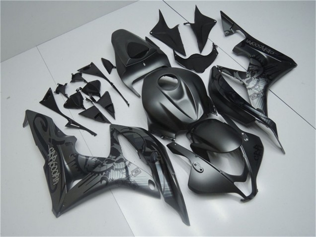 Descuento Carenados Moto Honda CBR600RR 2007-2008 - Negro Mate Graffiti