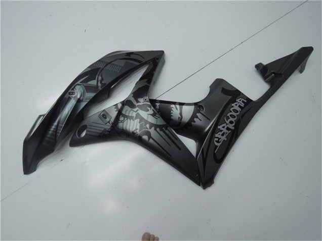 Descuento Carenados Moto Honda CBR600RR 2007-2008 - Negro Mate Graffiti