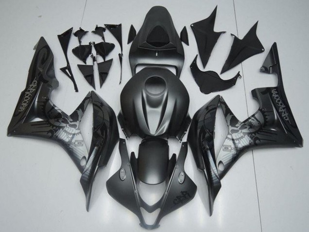 Descuento Carenados Moto Honda CBR600RR 2007-2008 - Negro Mate Graffiti
