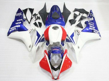 Descuento Kits Carenado Moto Honda CBR600RR 2007-2008 - Blanco Rojo Azul HRC