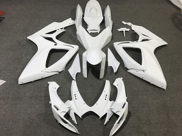 Descuento Carenados Moto Suzuki GSXR 600 / GSXR 750 2006-2007 - Blanco