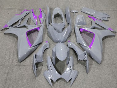 Descuento Carenados Moto Suzuki GSXR 600 / GSXR 750 2006-2007 - Nardo Gris Púrpura