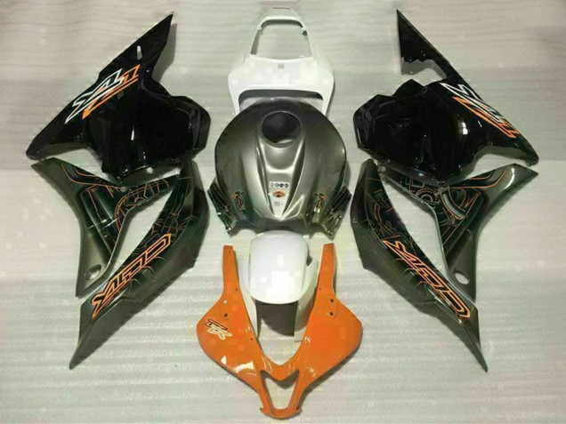 Descuento Carenados Moto Honda CBR600RR 2009-2012 - Blanco Naranja Negro Brillante