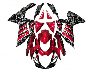 Descuento Carenados Moto Suzuki GSXR 600 / GSXR 750 2011-2024 - Rojo Negro Spider