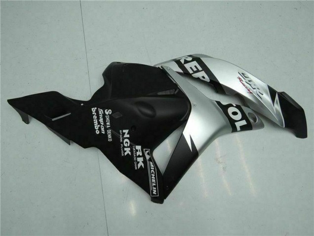 Descuento Carenados Moto Honda CBR600RR 2009-2012 - Plata Negro Mate Repsol