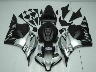 Descuento Carenados Moto Honda CBR600RR 2009-2012 - Plata Negro Mate Repsol