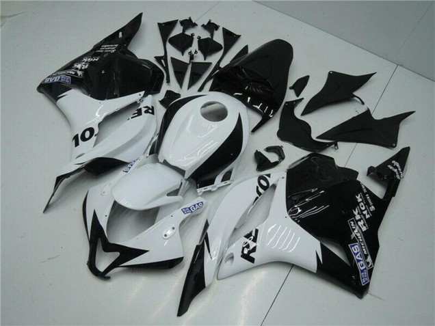 Descuento Carenado Moto Honda CBR600RR 2009-2012 - Blanco Negro Brillante Repsol