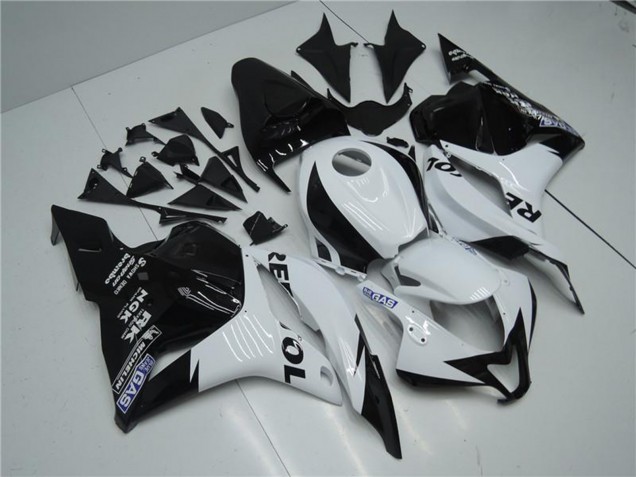 Descuento Carenado Moto Honda CBR600RR 2009-2012 - Blanco Negro Brillante Repsol