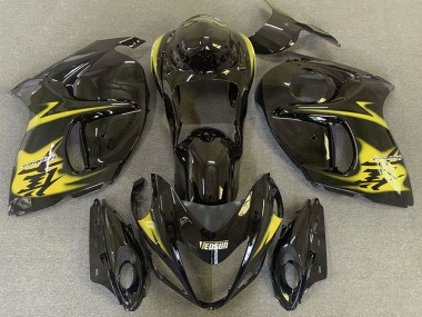 Descuento Carenados Moto Suzuki GSXR 1300 2008-2020 - Negro Brillante Amarillo