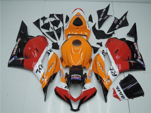 Descuento Kits Completo Carenado Moto Honda CBR600RR 2009-2012 - Naranja Blanco Rojo Negro Brillante Repsol