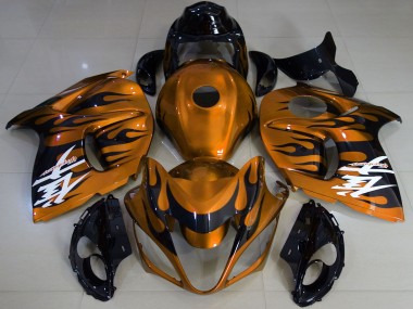 Descuento Carenados Moto Suzuki GSXR 1300 2008-2020 - Naranja Brillante Negro