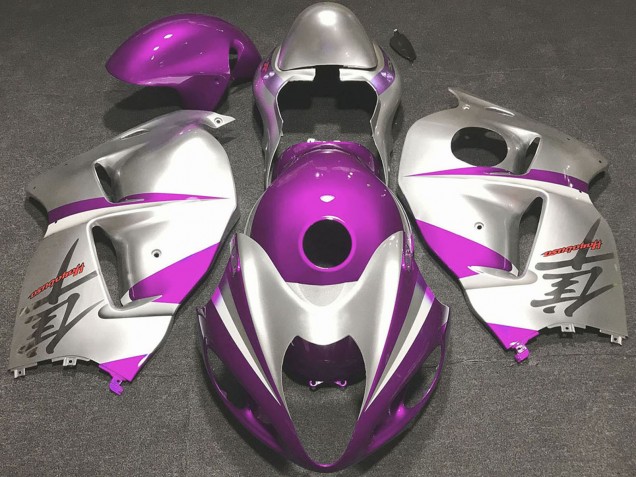 Descuento Carenados Moto Suzuki GSXR 1300 1996-2007 - Rosa Brillante Plata