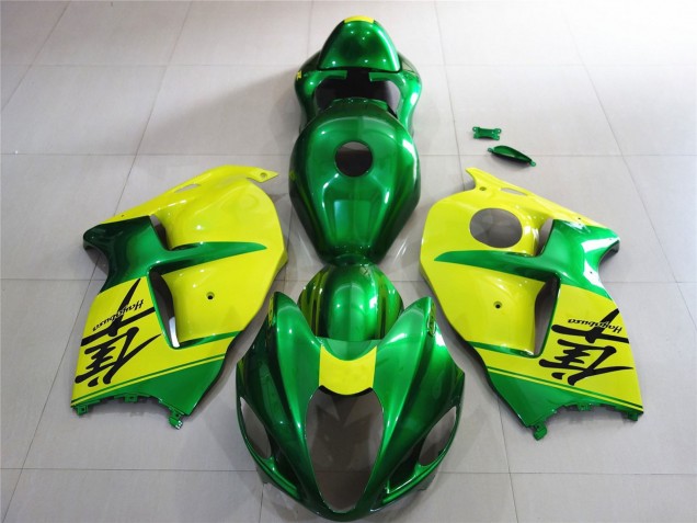 Descuento Carenados Moto Suzuki GSXR 1300 1996-2007 - Verde Amarillo