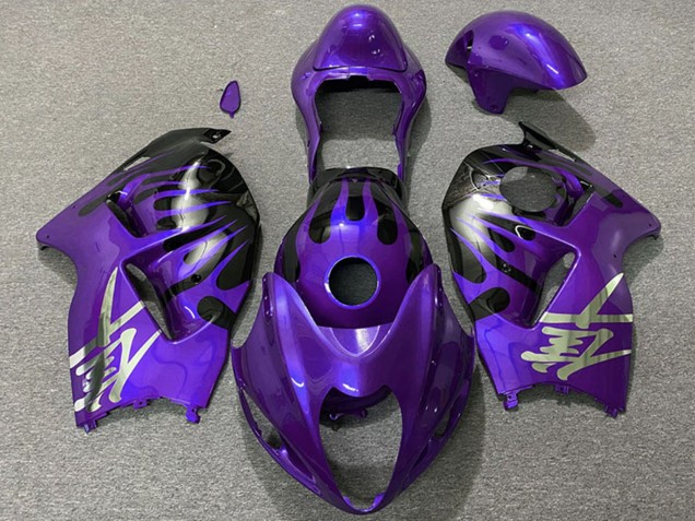 Descuento Carenados Moto Suzuki GSXR 1300 1996-2007 - Púrpura Negro