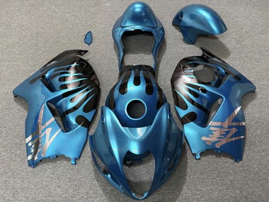 Descuento Carenados Moto Suzuki GSXR 1300 1996-2007 - Azul Cielo Negro