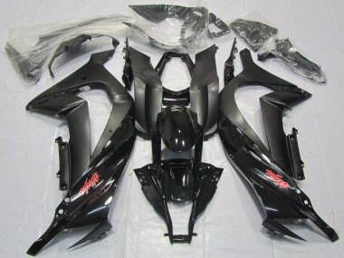 Descuento Carenados Moto Kawasaki ZX10R 2011-2015 - Negro Brillante Negro Mate Rojo Calcomanía