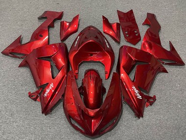 Descuento Carenados Moto Kawasaki ZX10R 2006-2007 - Rojo Caramelo