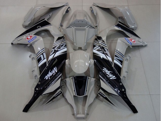 Descuento Carenados Moto Kawasaki ZX10R 2011-2015 - Gris Blanco Negro