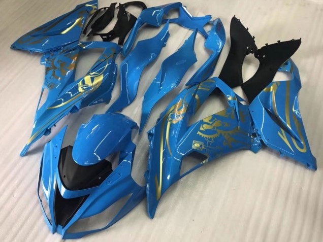 Descuento Carenados Moto Kawasaki ZX10R 2016-2020 - Azul Oro