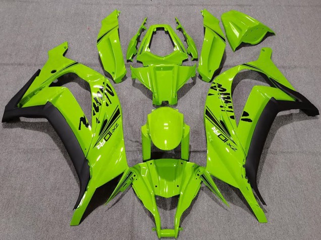 Descuento Carenados Moto Kawasaki ZX10R 2011-2015 - Verde Negro Mate