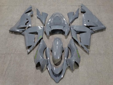 Descuento Carenados Moto Kawasaki ZX10R 2004-2005 - Gris Brillante Verde
