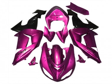 Descuento Carenados Moto Kawasaki ZX10R 2006-2007 - Rosa Negro Brillante