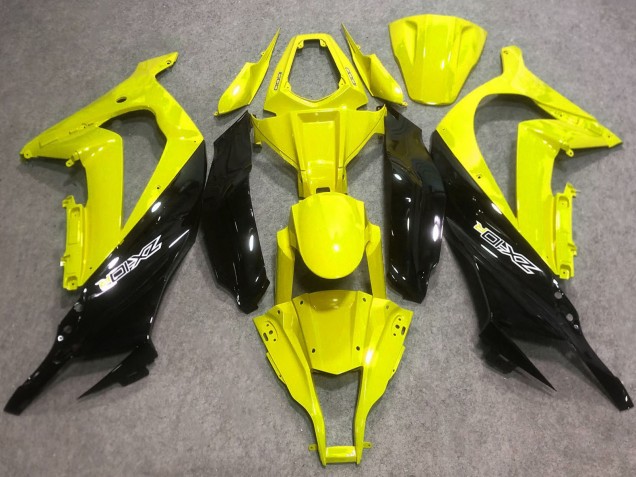 Descuento Carenados Moto Kawasaki ZX10R 2016-2020 - Amarillo Negro Brillante