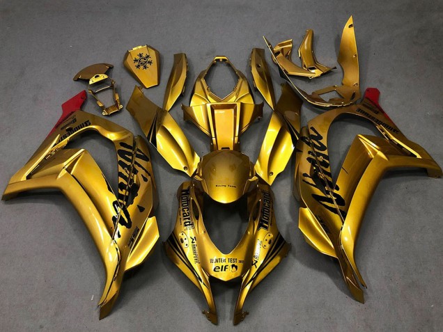 Descuento Carenados Moto Kawasaki ZX10R 2016-2020 - Oro Negro Rojo