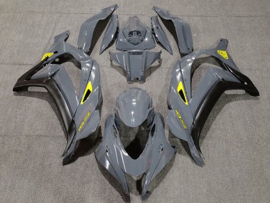 Descuento Carenados Moto Kawasaki ZX10R 2016-2020 - Nardo Gris Negro Amarillo