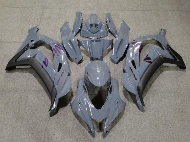 Descuento Carenados Moto Kawasaki ZX10R 2016-2020 - Nardo Gris Púrpura