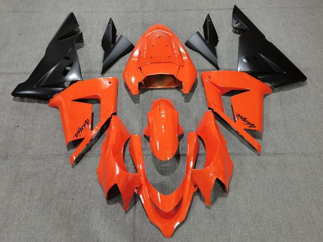 Descuento Carenados Moto Kawasaki ZX10R 2004-2005 - Naranja Negro