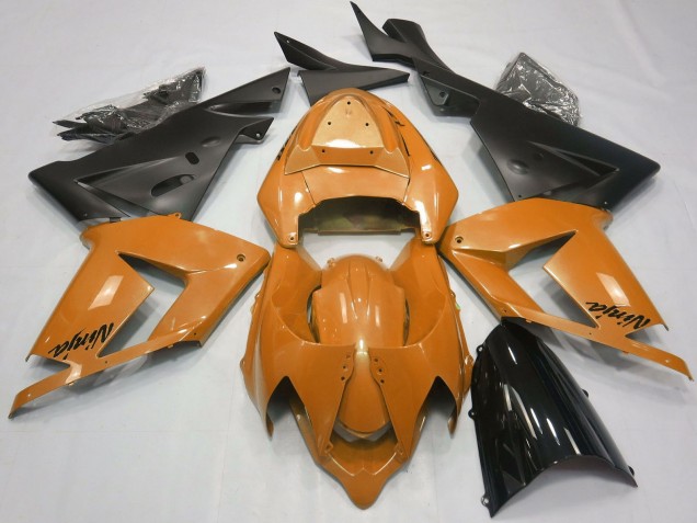 Descuento Carenados Moto Kawasaki ZX10R 2004-2005 - Naranja Perla Negro