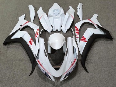 Descuento Carenados Moto Kawasaki ZX10R 2016-2020 - Blanco Perla Negro Rojo