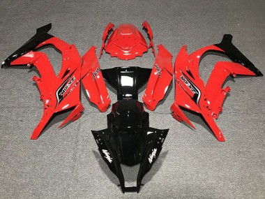 Descuento Carenados Moto Kawasaki ZX10R 2011-2015 - Rojo Negro Brillante